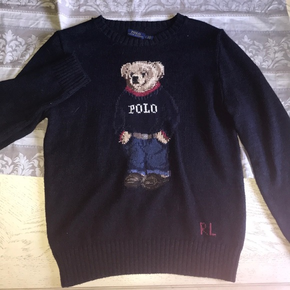 ralph lauren black jumper womens